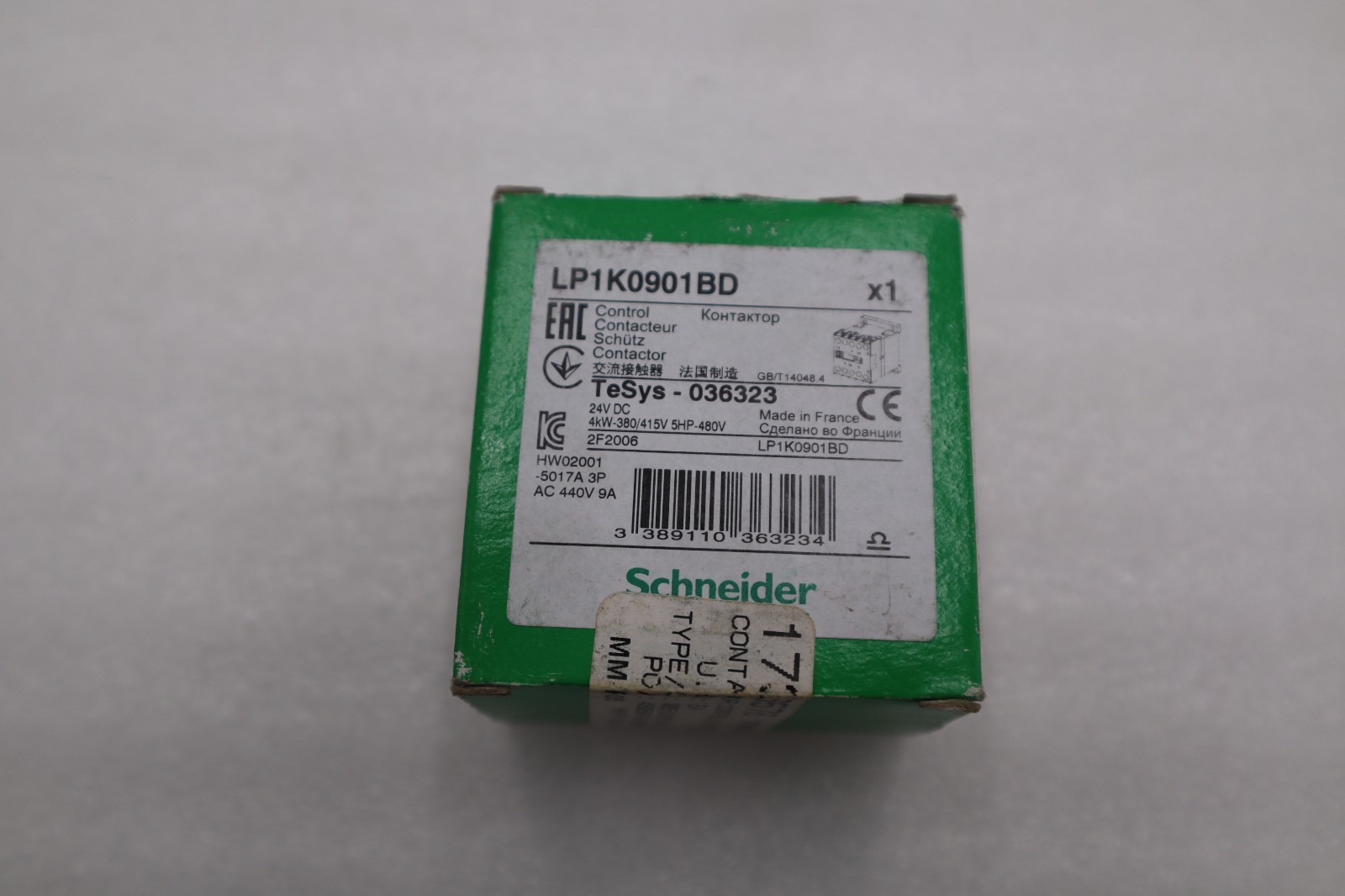 Telemecanique LP1K0901BD Contactor New in Box Stock H1317A