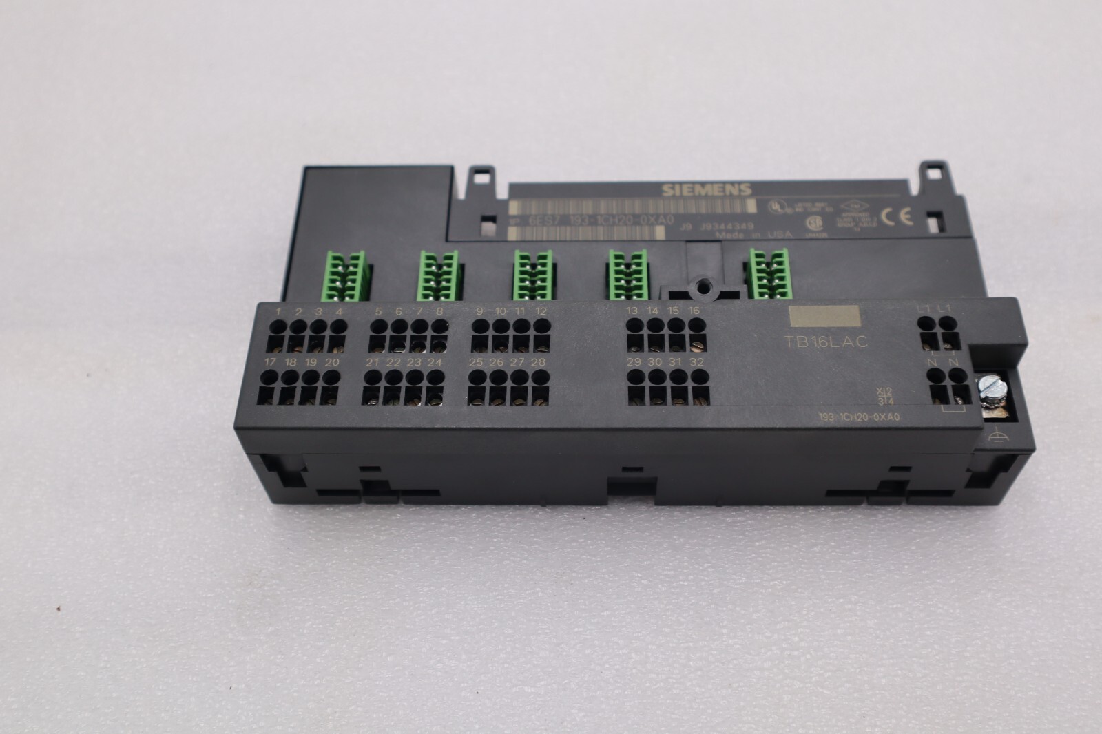Used SIEMENS 6ES7 193-1CH20-0XA0 BLOCK TERMINAL MODULE NEW STOCK 2013