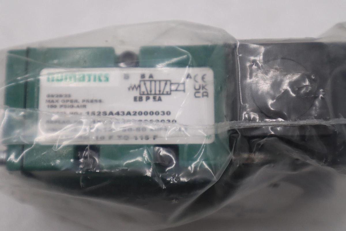 Used NEW NUMATICS 152SA43A2000030 150PSIG 110/120V STOCK H307A