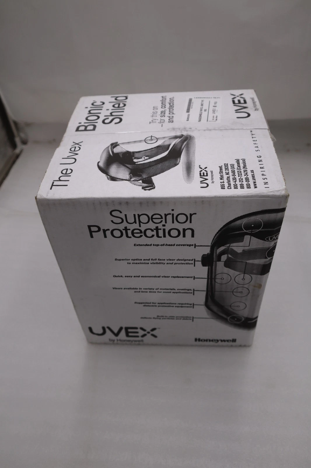 Used LOT OF 4 - High Performance S8500 Faceshield W/CL UNCT PC VIS - STOCK SGF96