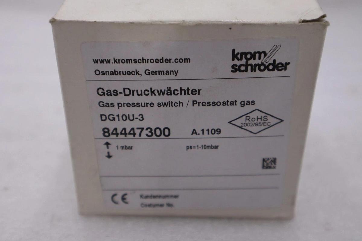 New Krom schroder DG10U-3 84447300 Pressure Switch STOCK H580A