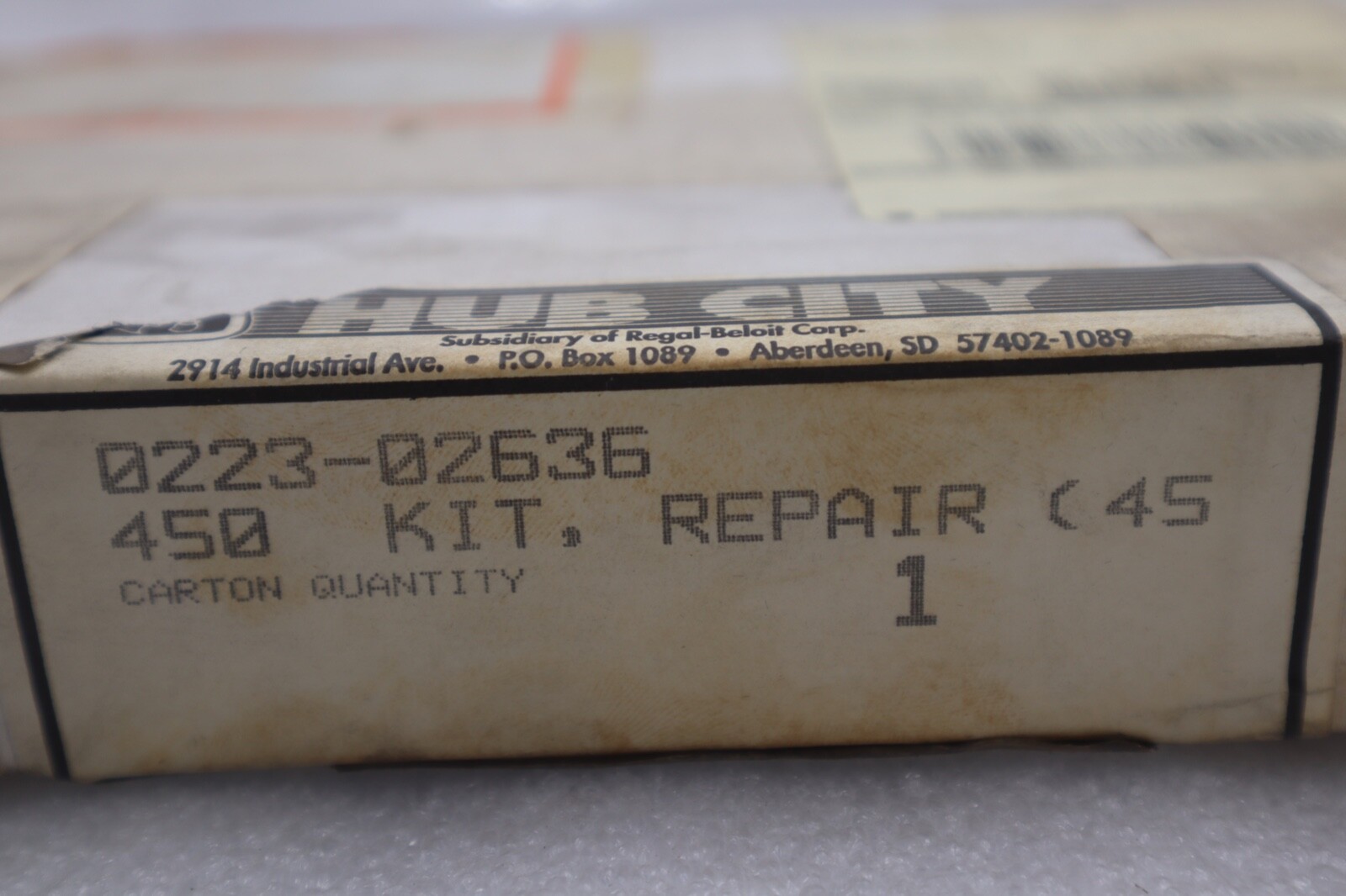 HUB CITY 0223-02636  450 REPAIR KIT #K-3050
