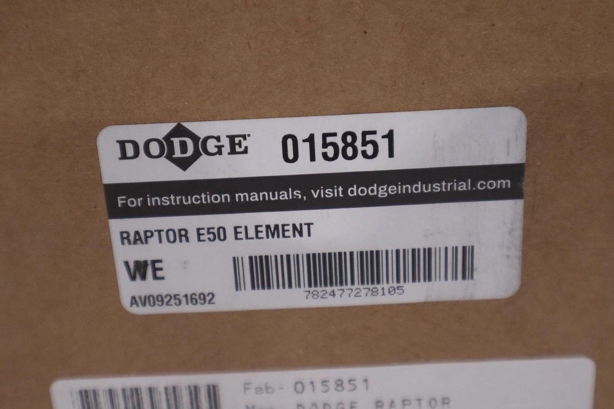 Used DODGE RAPTOR E50 ELEMENT 015851 - NEW IN BOX - STOCK SGF112