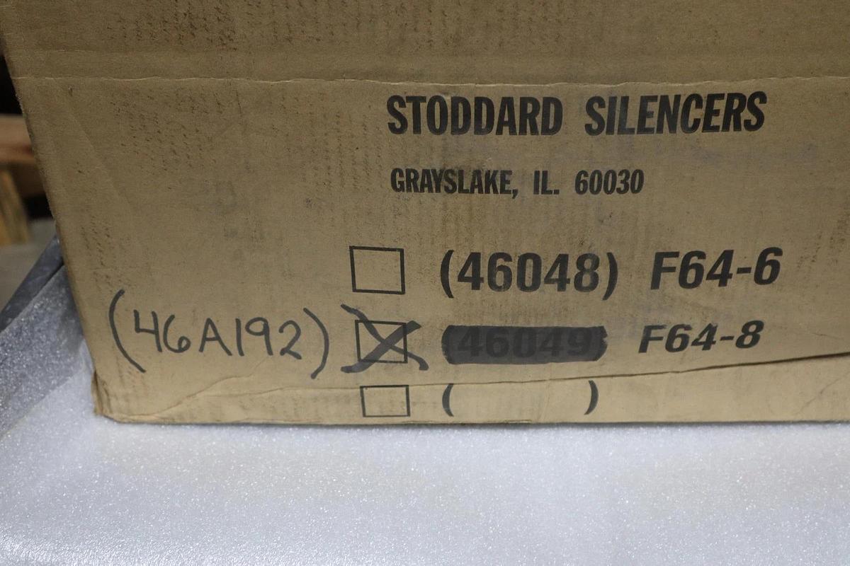 Used STODDARD SILENCERS F64-8 Stoddard 8″ Flange Filter/Silencer - STOCK HP-179