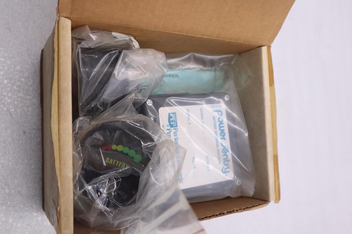 NEW PERFECTION ELECTRONIC POWER SENTRY BATTERY DISCHARGE INDICATOR S36-M #4550