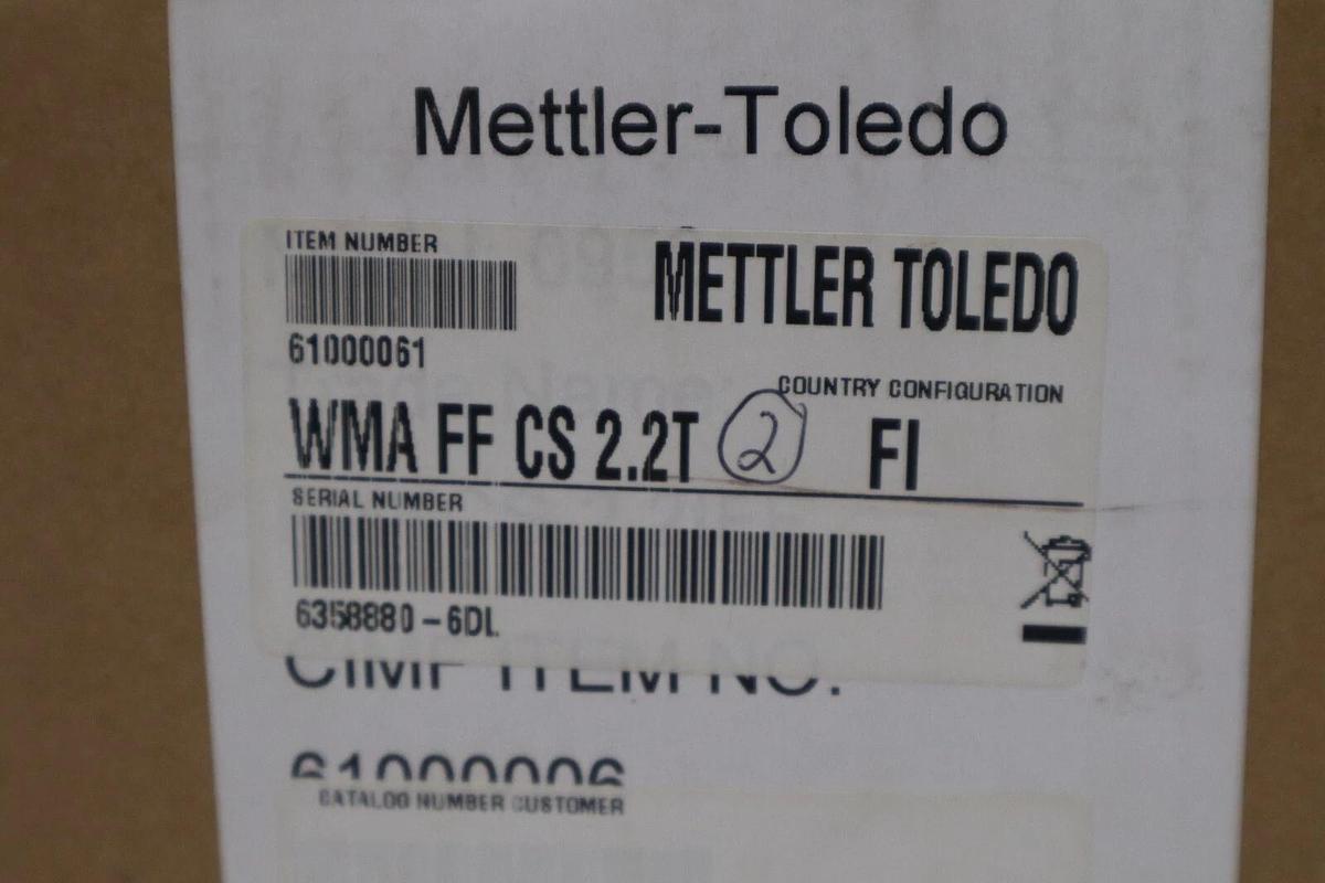 Used Mettler Toledo Flexmount WMA FF CS 2.2T w/ 0745A Load Cell NEW STOCK #G502