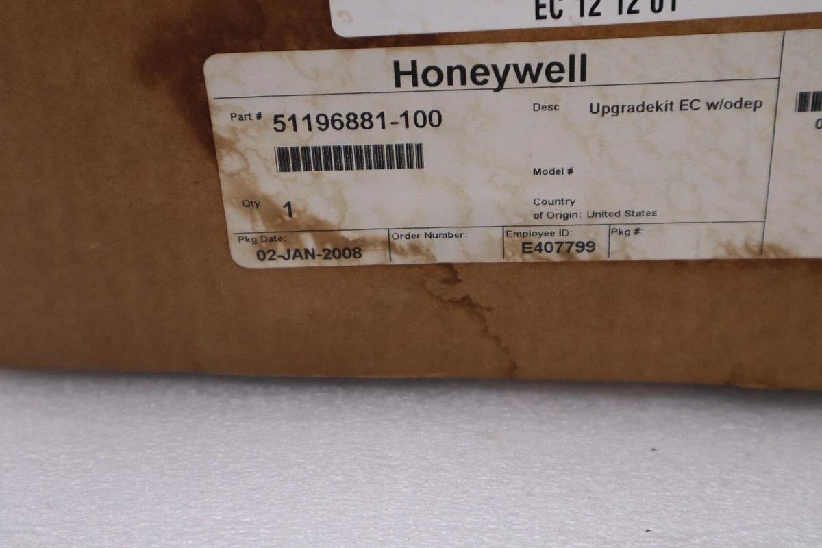 NEW HONEYWELL 51196881-100 UPGRADE KIT EC W/O DEP 51196881100 STOCK G587