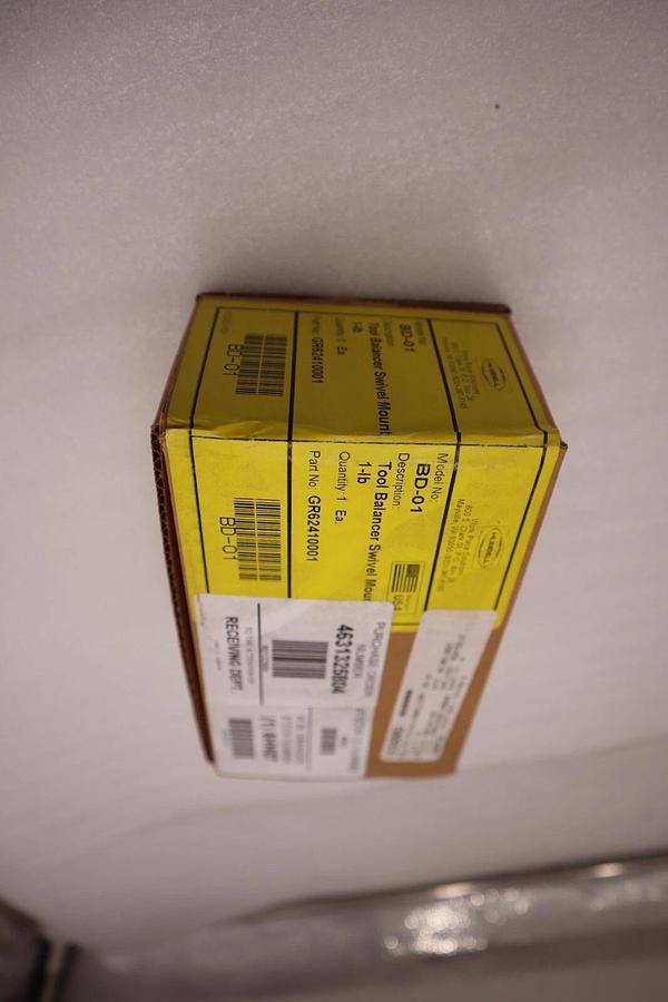 Used NEW HUBBELL BD-01 Tool Balancer 6 ft L Galvanized Steel 6HH07 STOCK H187A 783246008459