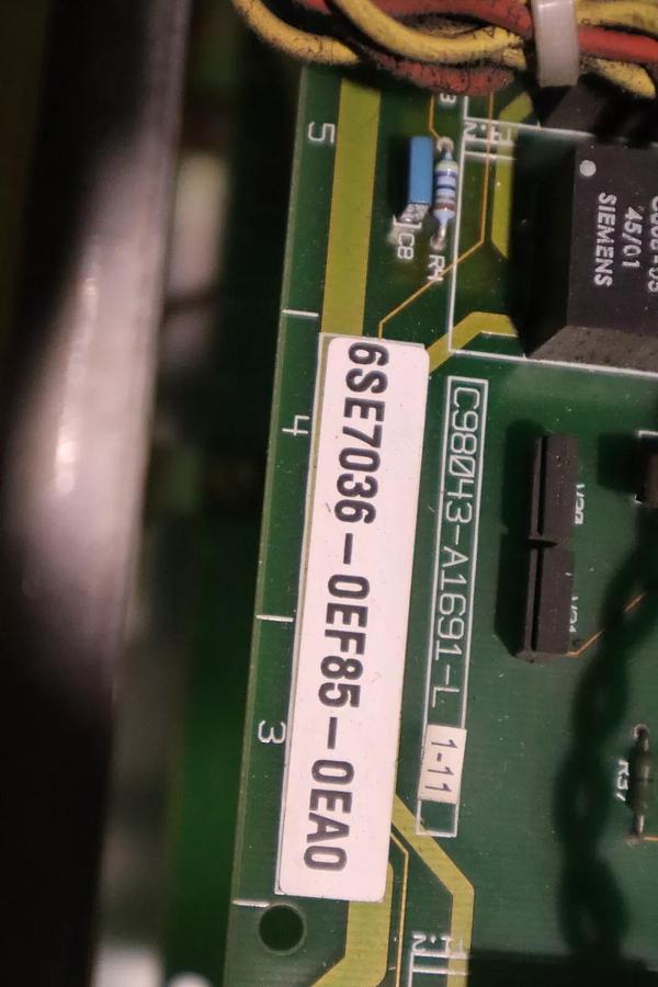 Used SIEMENS 6SE7031-7EE85-0AA0 Unit SIMOVERT Masterdrives 6SE76-0EF85-0EA0 STK S-402