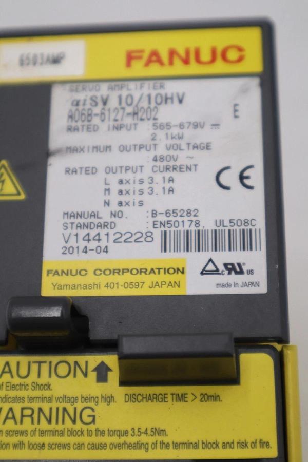 Used Fanuc A06B-6127-H202 Servo Amplifier STOCK 518-B
