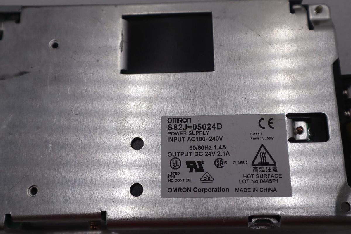 Used Omron S82J-05024D Power Supply Input AC100-240V Output 24VDC STOCK #2683 Q3