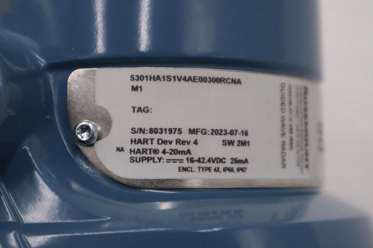 Used ROSEMOUNT 5301HA1S1V4AE00300RCNA / 5301H LEVEL TRANSMITTER NEW 2023 STOCK G45A