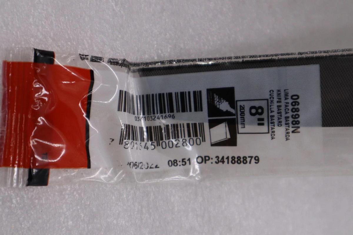 Used LOT OF 2 - NEW CRESCENT NICHOLSON 06898N FILE 8" KNIFE BASTARD STOCK H706A