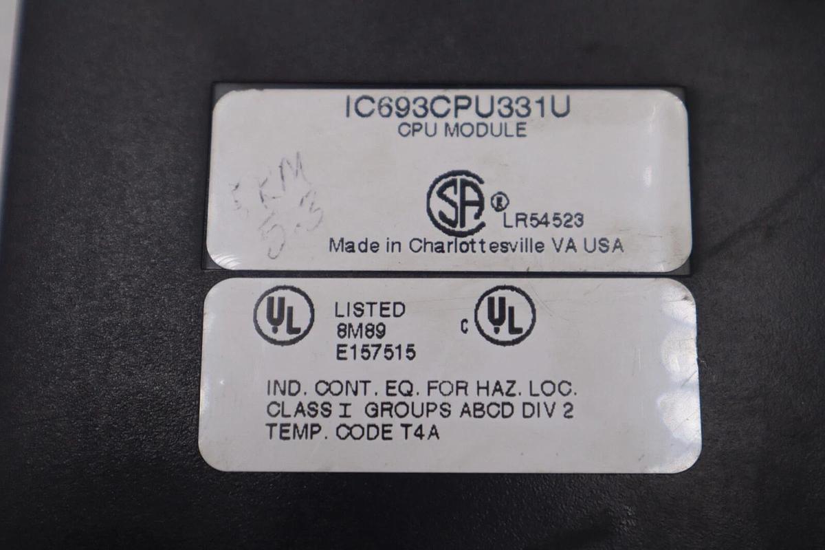 Used GE FAUNC IC693CPU331U MODULE STOCK #L-559-C