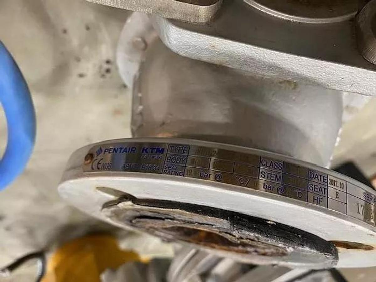 Used EMERSON FIELDQ TYPE 050600-U0481A0 ACTUATOR WITH 3" BALL VALVE