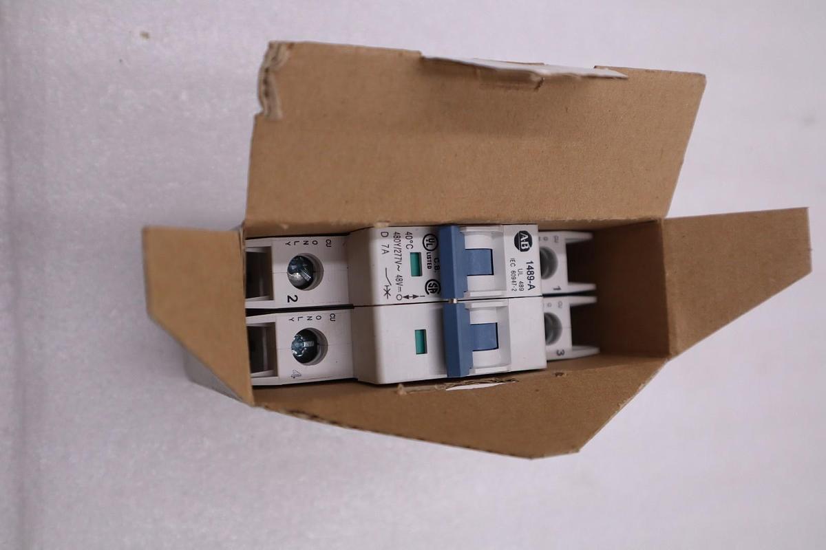 Used NEW OPEN BOX AB Allen Bradley 1489-A2D070 Circuit Breaker STOCK H255A