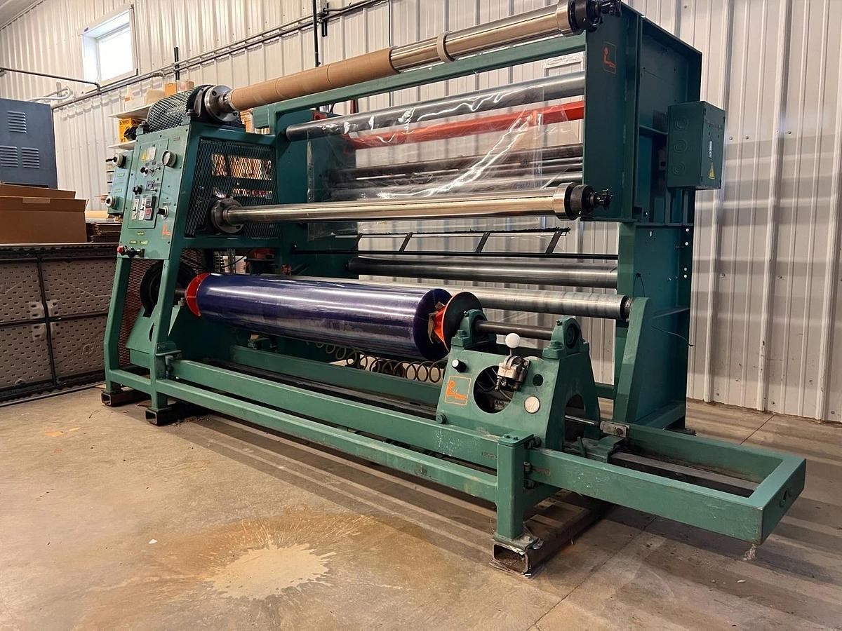 Used 60" WIDE VOORWOOD DUPLEX SLITTER REWINDER MODEL S60-18/187