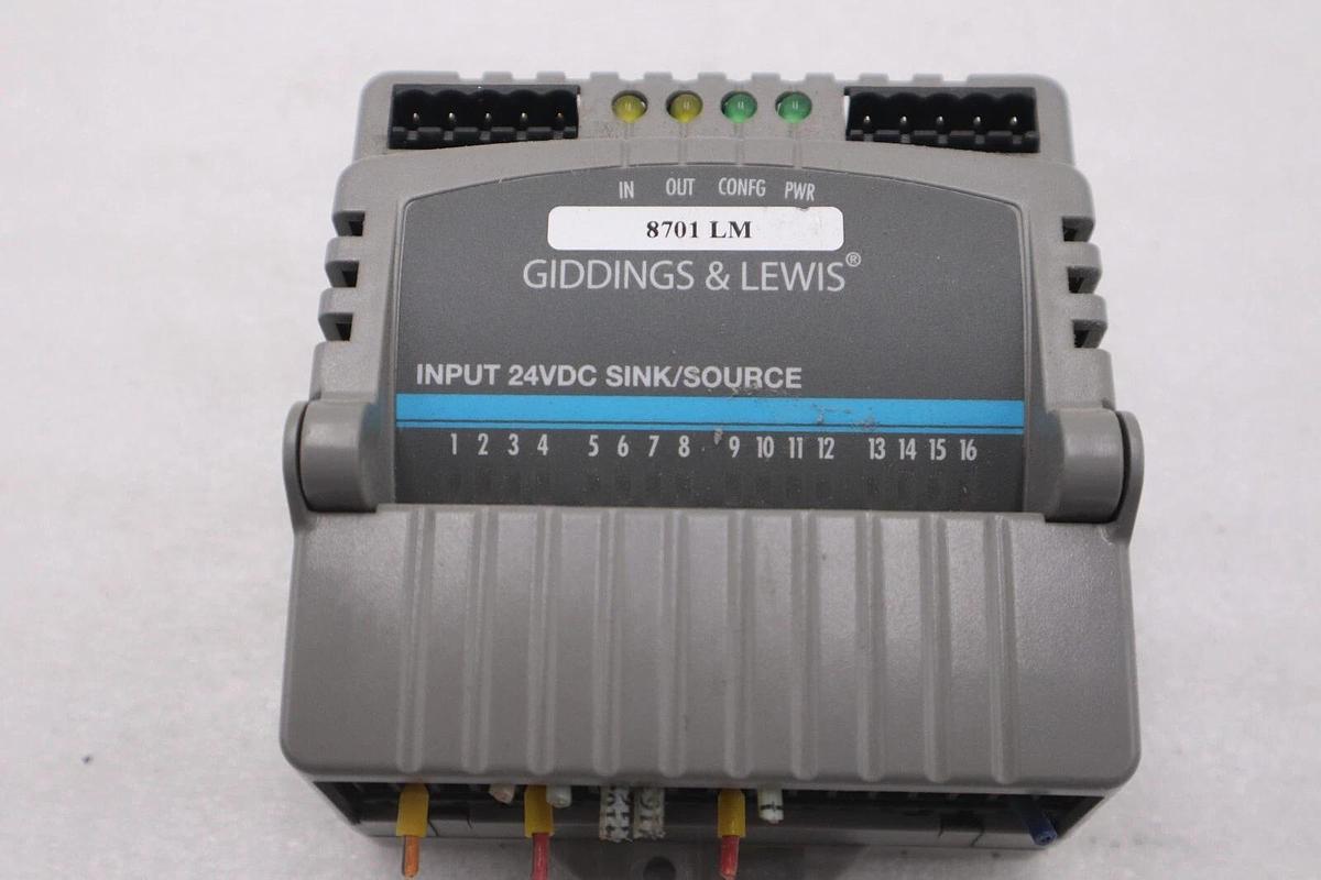 Used GIDDINGS & LEWIS M.1300.7372 R1 Input Module 24VDC SINK/SOURCE STOCK 650-D