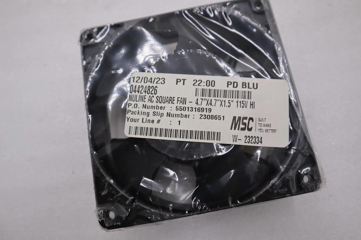 NEW Nuline 04424826 Axial Cooling Fan 120V STOCK H751A