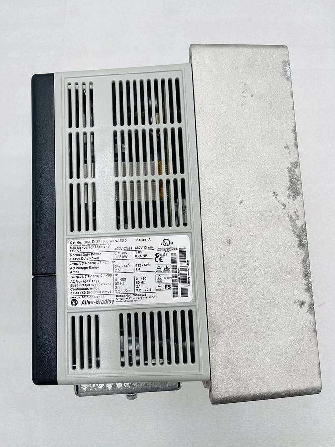 ALLEN BRADLEY 20AD2P1A0AYNAEG0 POWERFLEX 70 ADJUSTABLE FREQUENCY AC DRIVE #2249