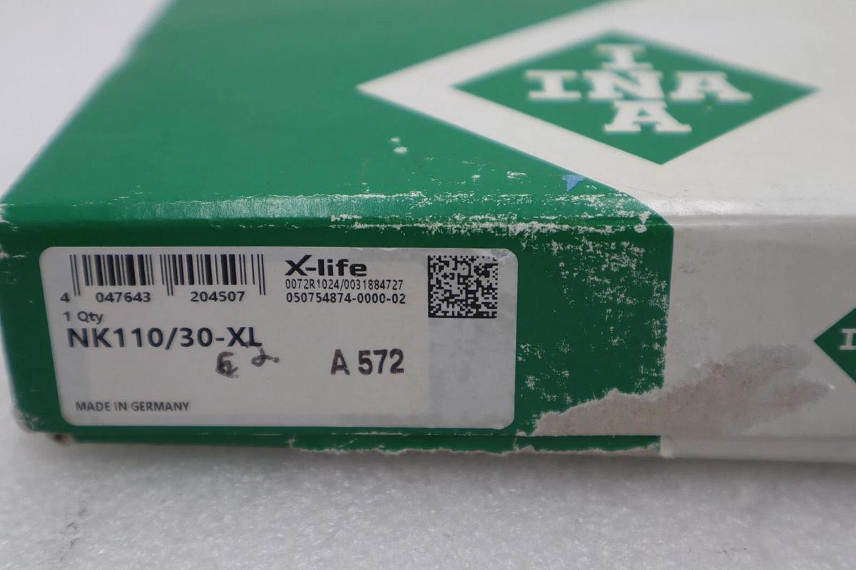 NEW OPEN BOX  INA NK110/30-XL NEEDLE ROLLING BEARING STOCK K-3433