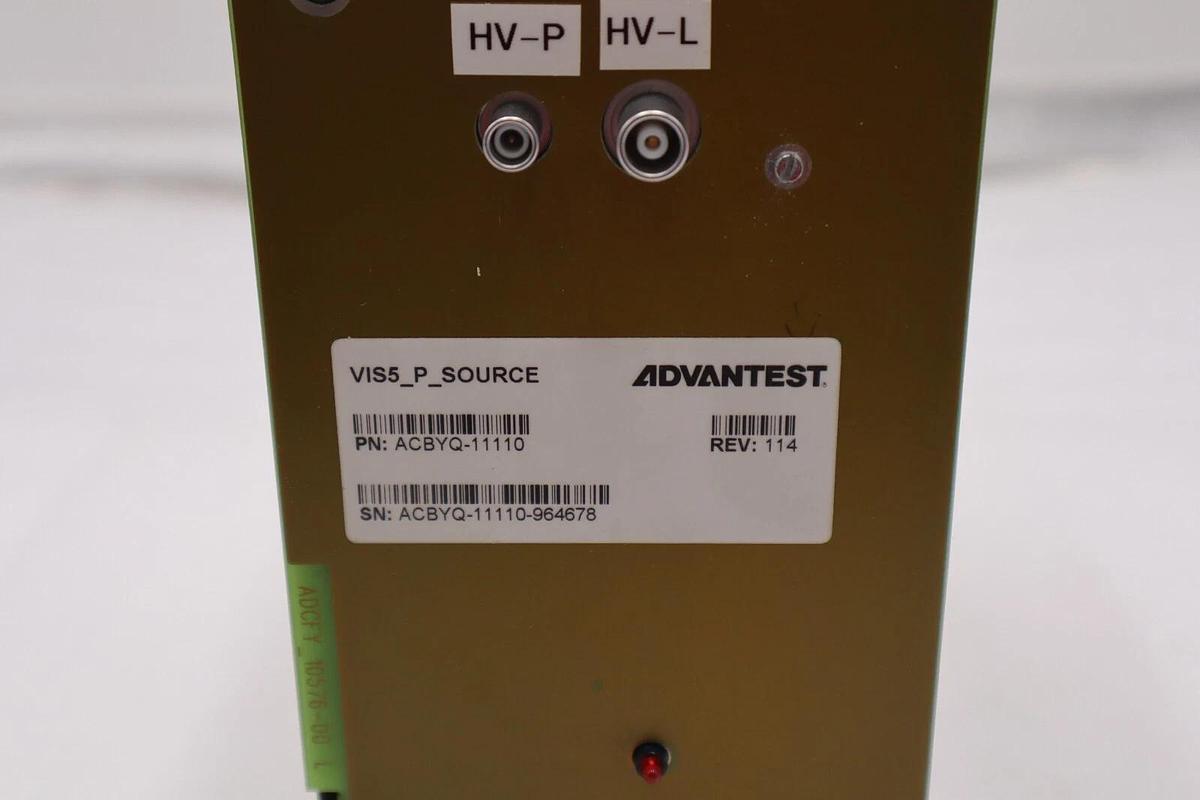 USED ADVANTEST VIS5_P_SOURCE REV 114 ACBYQ-11110 HV-P HV-L STOCK #2862