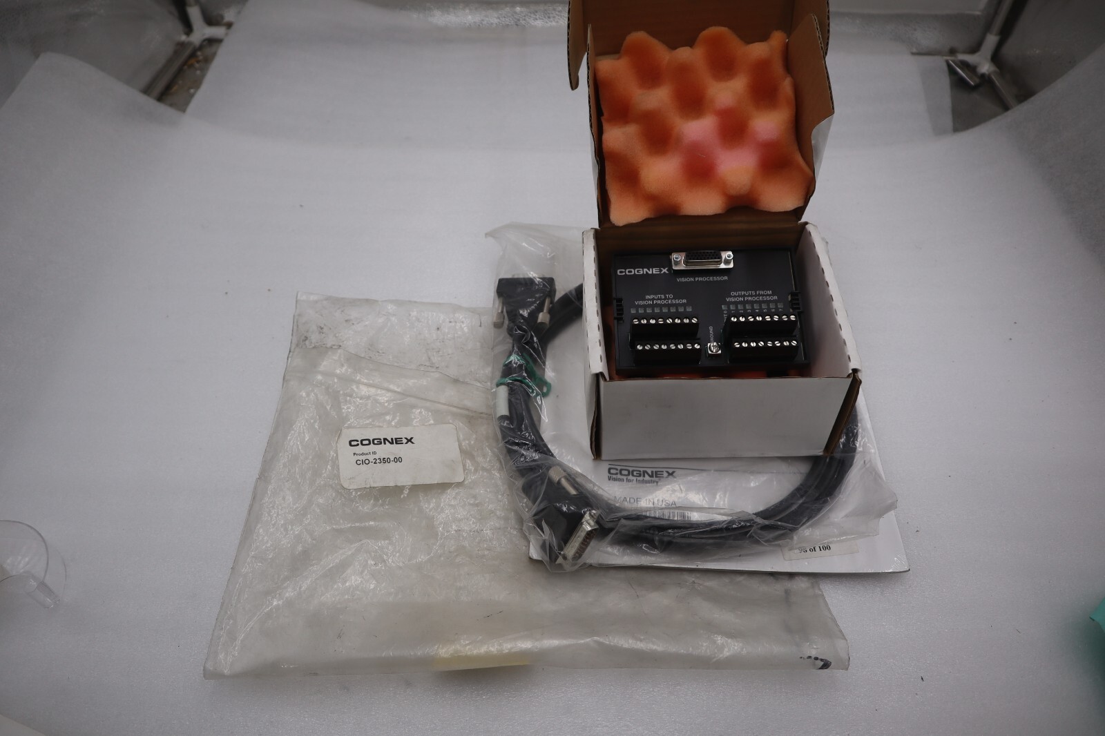 Used COGNEX 300-0274-7 / 30002747 WITH COGNEX 800-5712-2 / 80057122 NEW STOCK 115B