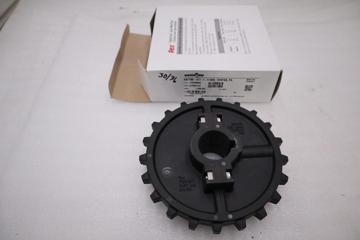 NEW Rexnord NS7700-21T_1-7/16IN_1KW1SS_PA Split Sprocket 10028592 STOCK H1561