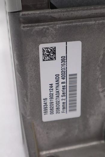 Used ALLEN BRADLEY 20BD027A0AYNAND0 SER B POWERFLEX 700 AC DRIVE 480VAC 20HP #2985-C