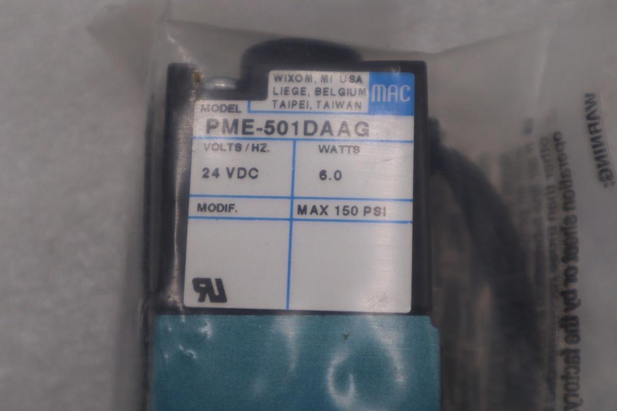 MAC PME-501DAAG Solenoid Valve STOCK H1042A