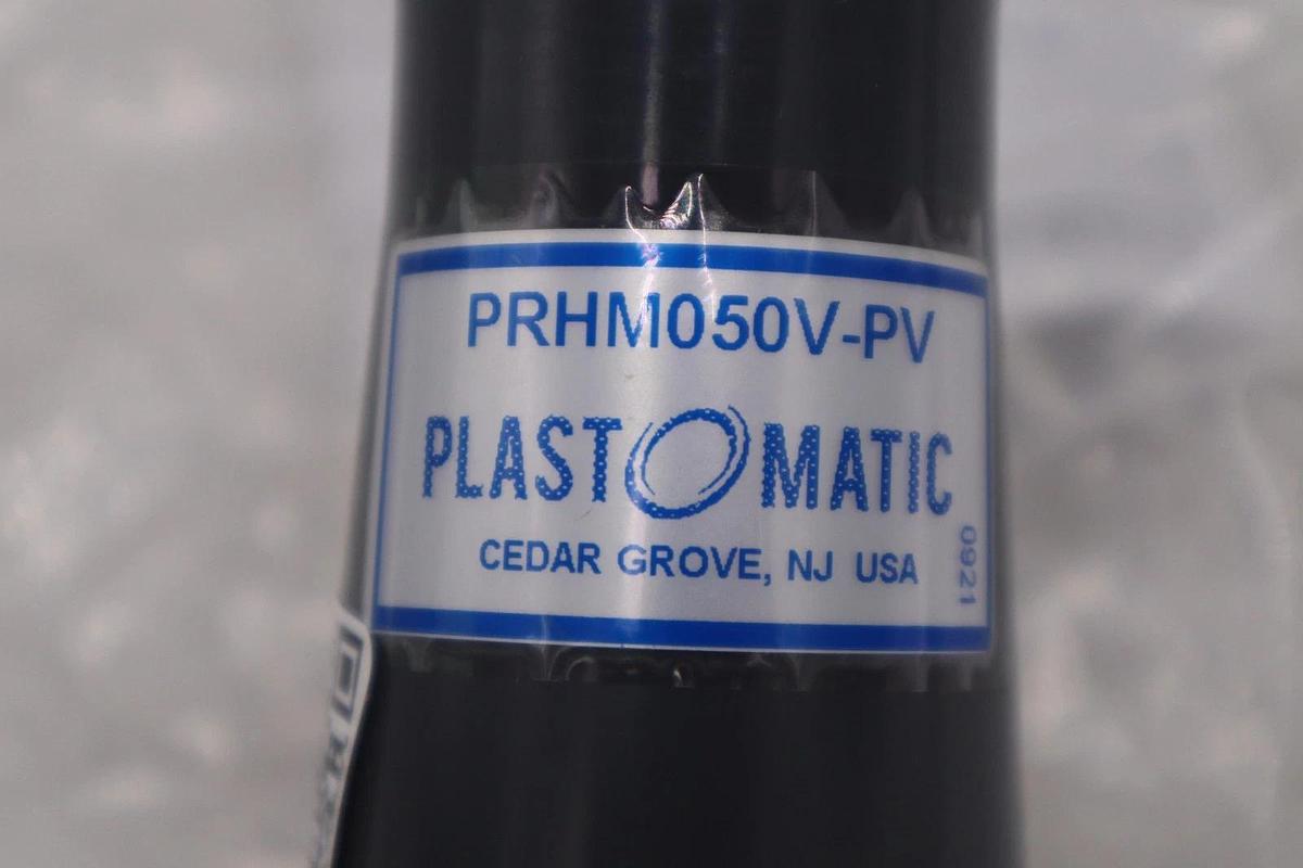 Used PLAST-O-MATIC PRHM050V-PV Pressure Regulator,1/2 In,5 to 125 psi STOCK H1271