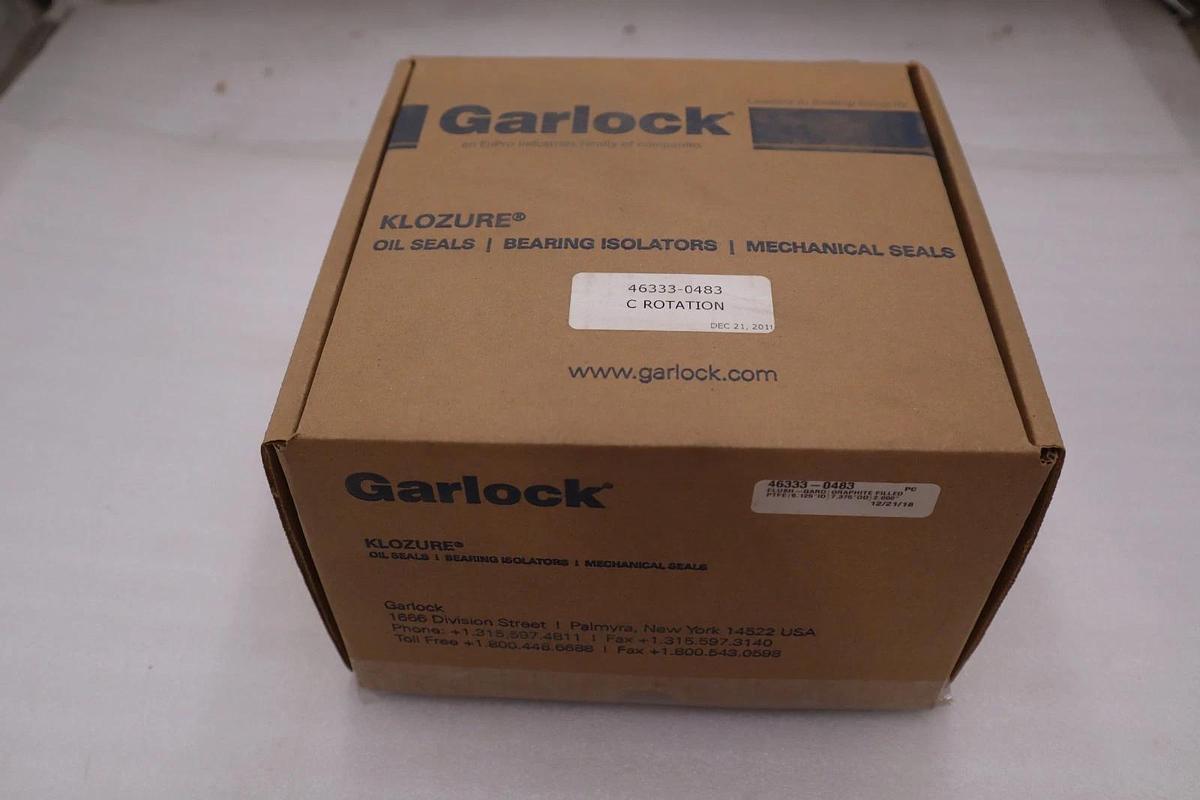 Used NEW GARLOCK 46333-0483 FLUSH-GARD SEAL - STOCK GF969