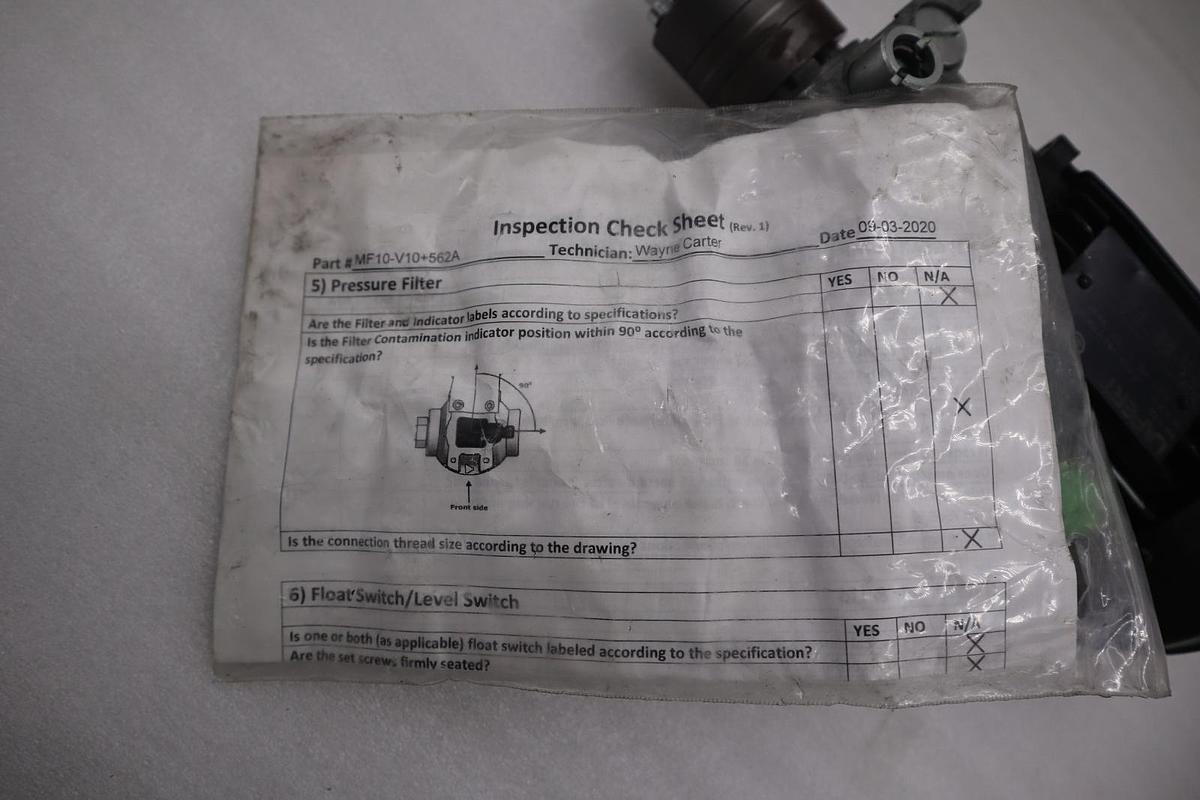 Used LINCOLN INDUSTRIAL (SKF) MF10-V10+562A / MF10V10562A GEAR PUMP NEW UNIT #H1A