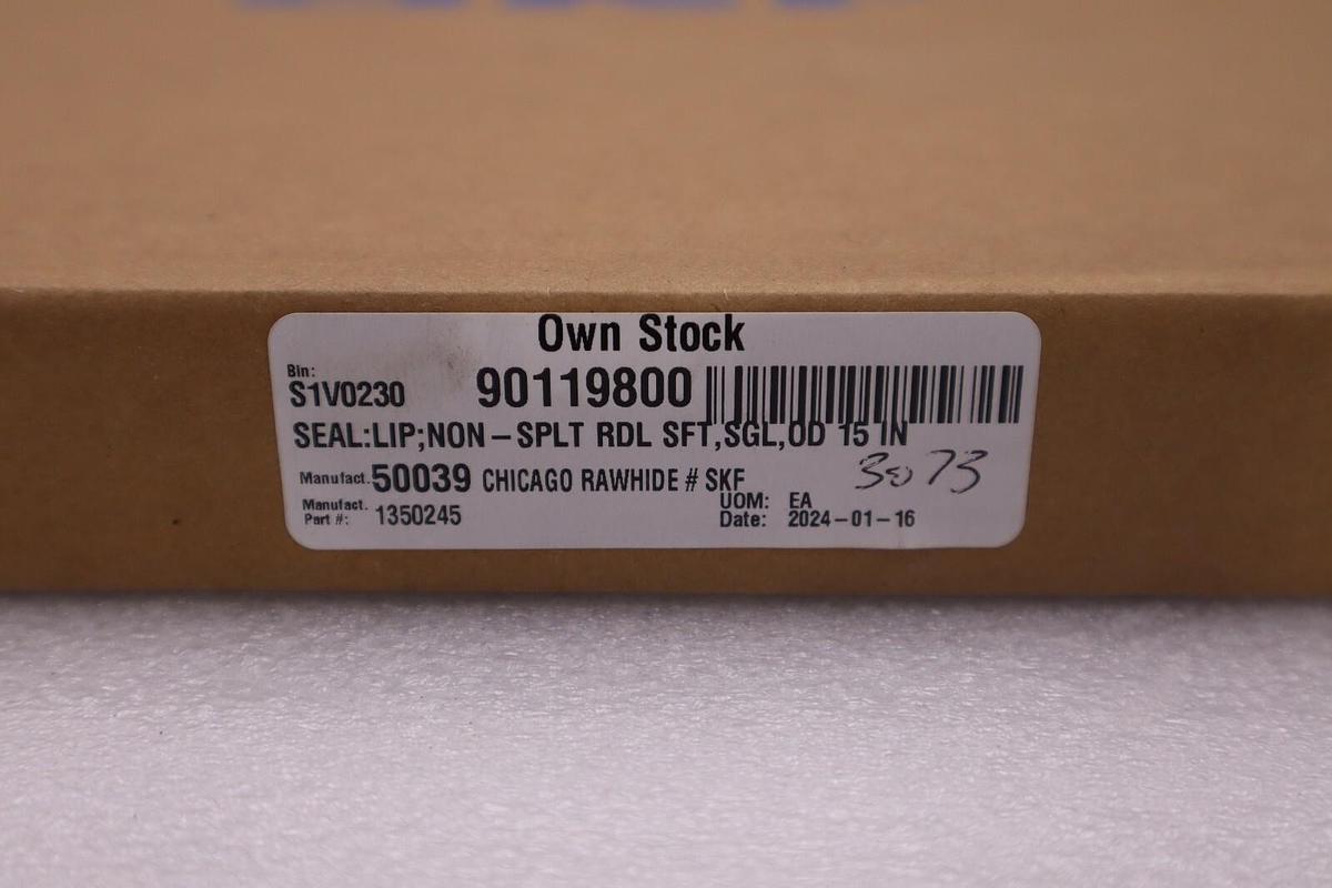 CR (SKF) Radial Shaft Seal 1350245 NEW IN BOX STOCK (EIGHT AVAILABLE) 1454B