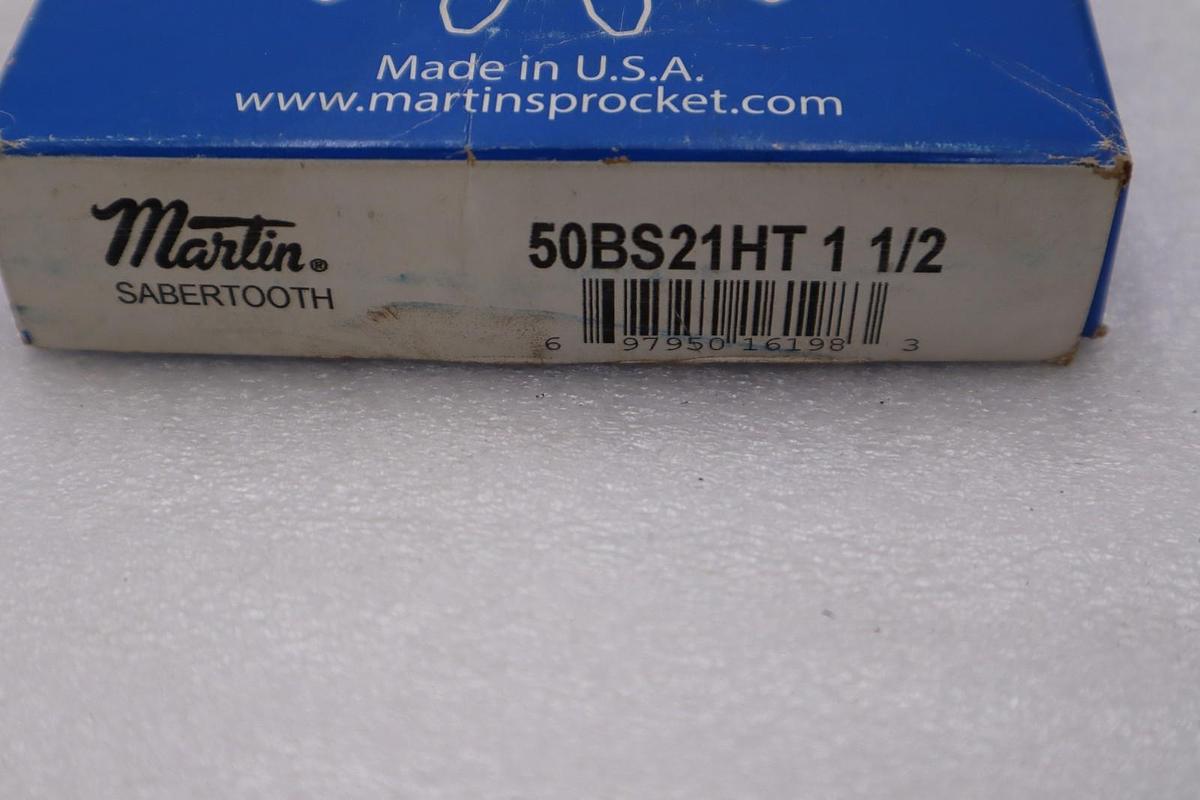 MARTIN SPROCKET & GEAR INC 50BS21HT 1 1/2 / 50BS21HT112 (NEW IN BOX) STOCK H789A