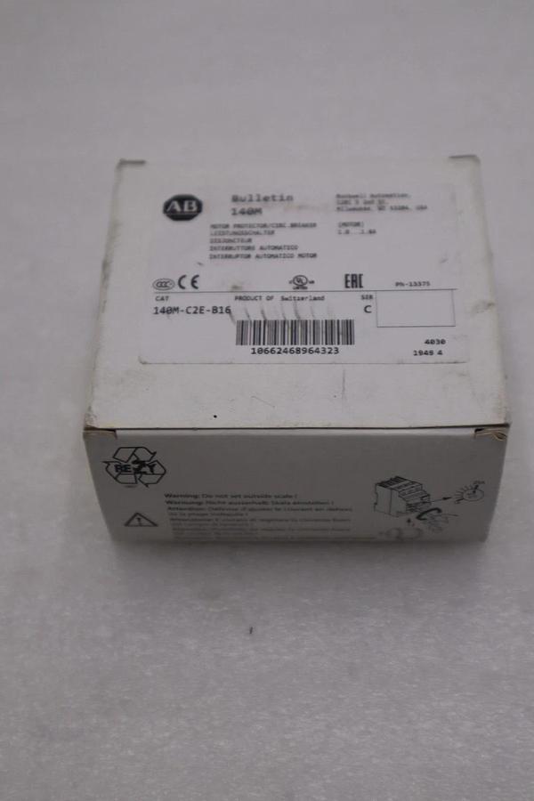 Factory New Allen Bradley 140M-C2E-B16 Motor Protection Circuit-Breaker #G681A