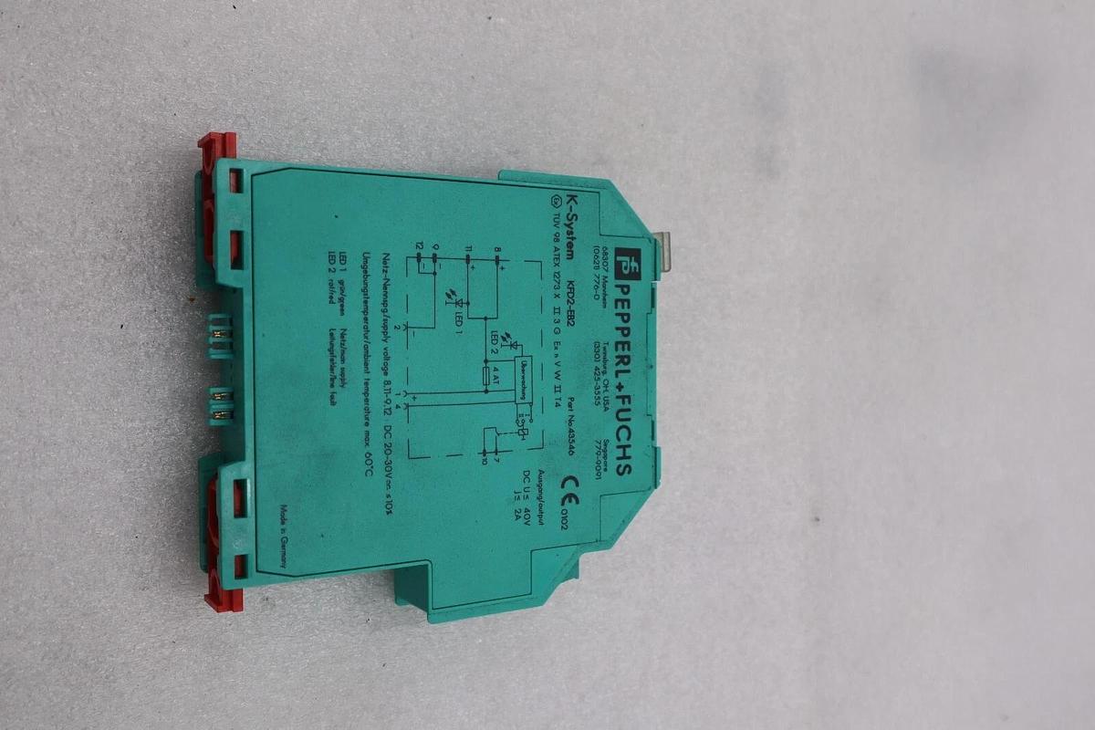Used PEPPERL + FUCHS KFD2-EB2 Power Feed Module KFD2EB2 43546 STOCK K-3829