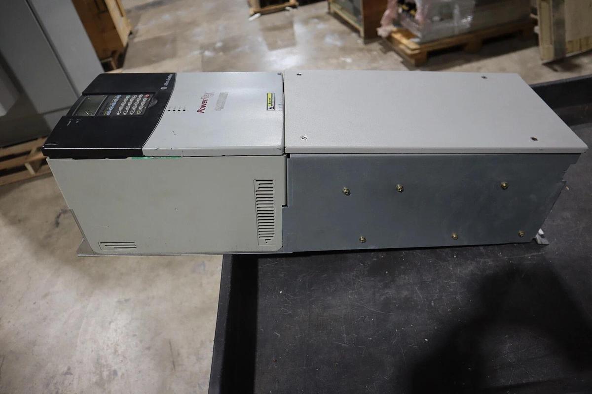 Used 60 HP ALLEN BADLEY 20BD077A3AYNAND1 POWERFLEX 700 DRIVE STOCK 3366-A