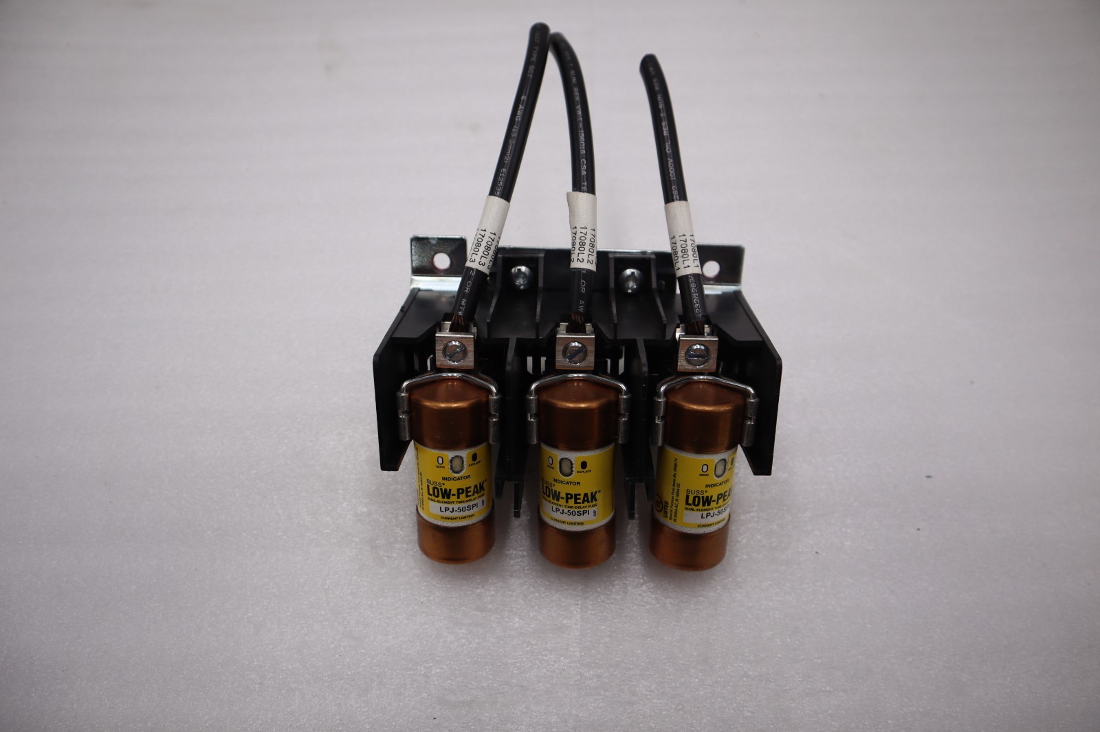 Used SQUARE D 40566-040-51 FUSE BLOCK WITH FUSES STOCK H1730