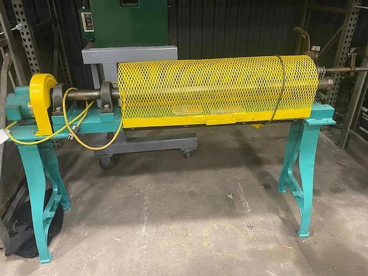 Used DUSENBERY MODEL 765-AB MANUAL CORE CUTTER 60" LONG X 3" DIA. CORES