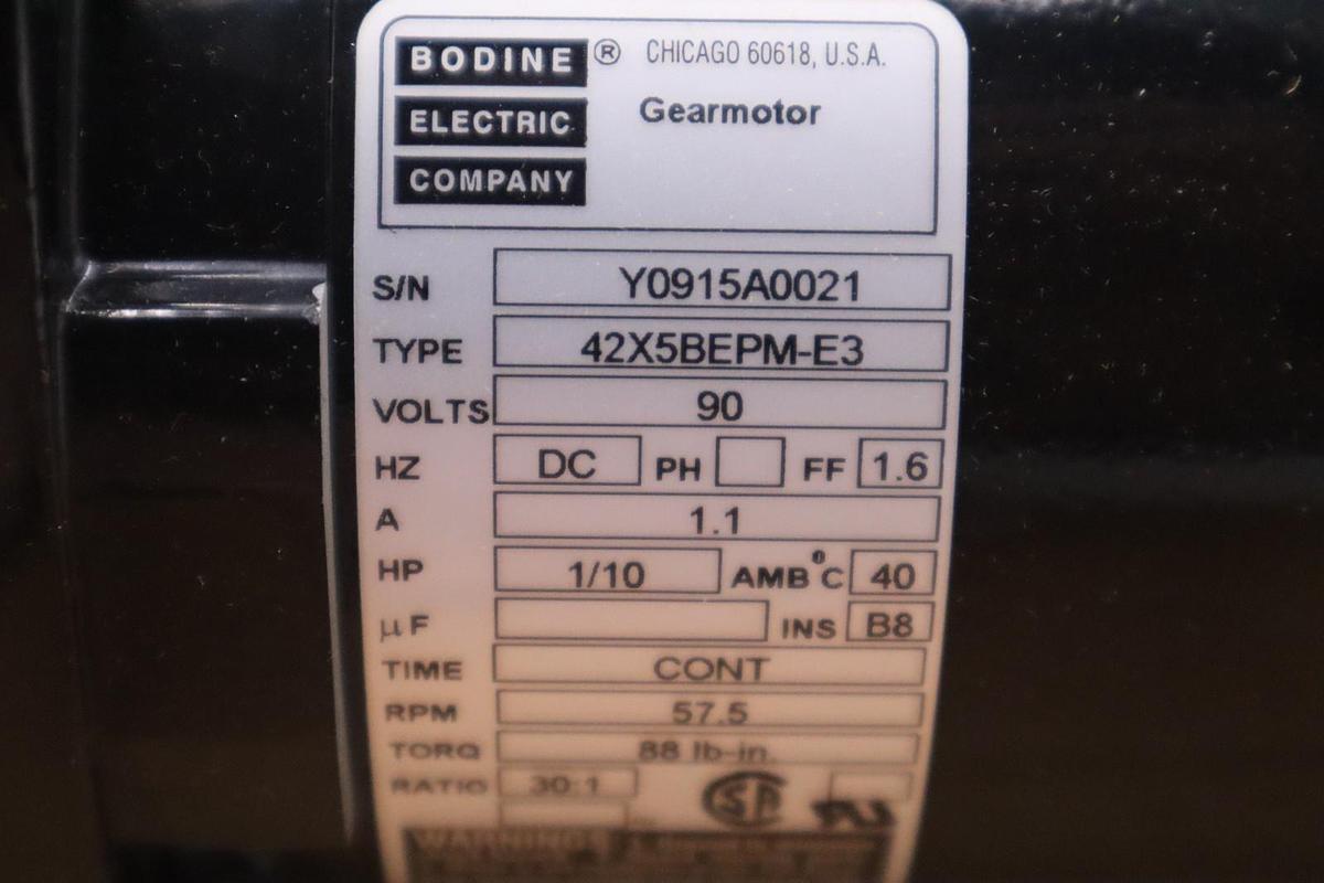 BODINE ELECTRIC 42X5BEPM-E3 115V 2.0A - NEW IN BOX - STOCK GF1361