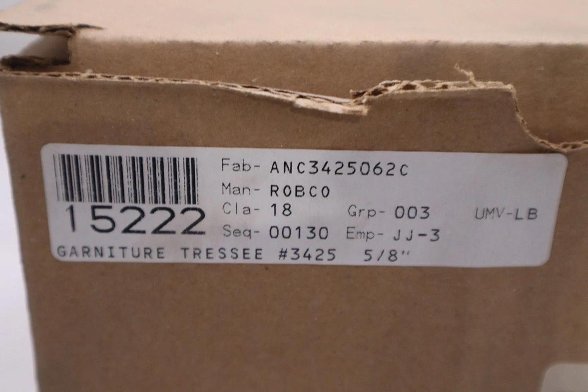 Used ROBCO ANC3425062Z 3425 5/8" CARPAK 5 POUNDS - NEW IN BOX - STOCK GF851