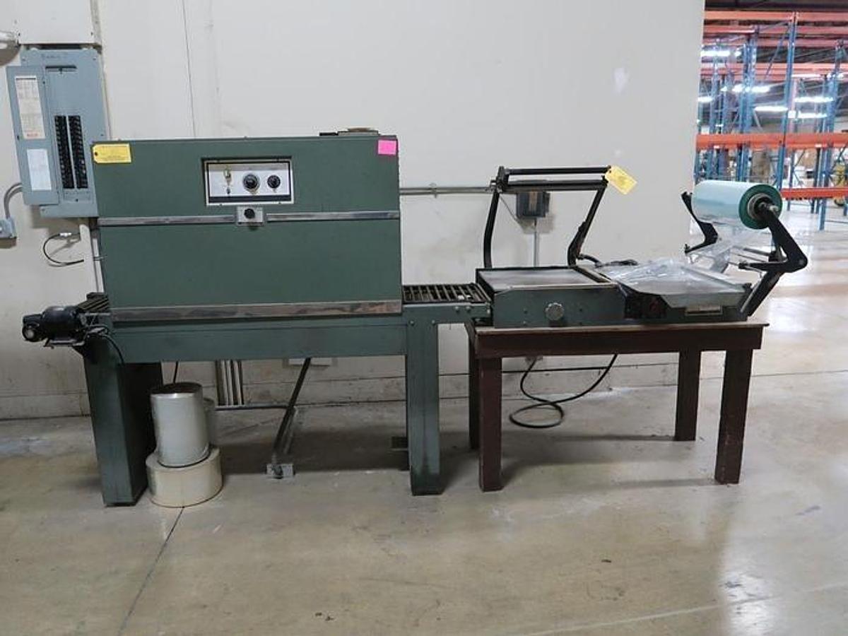 Used WELDOTRON 6101 L BAR SEALER WITH HEAT TUNNEL