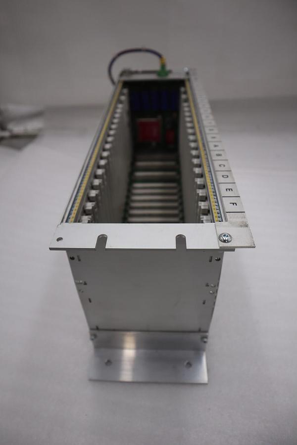 Used PASABAN PLC RACK WITH POWER SUPPLY CARD MODEL MTC-3044 STOCK 4835-A