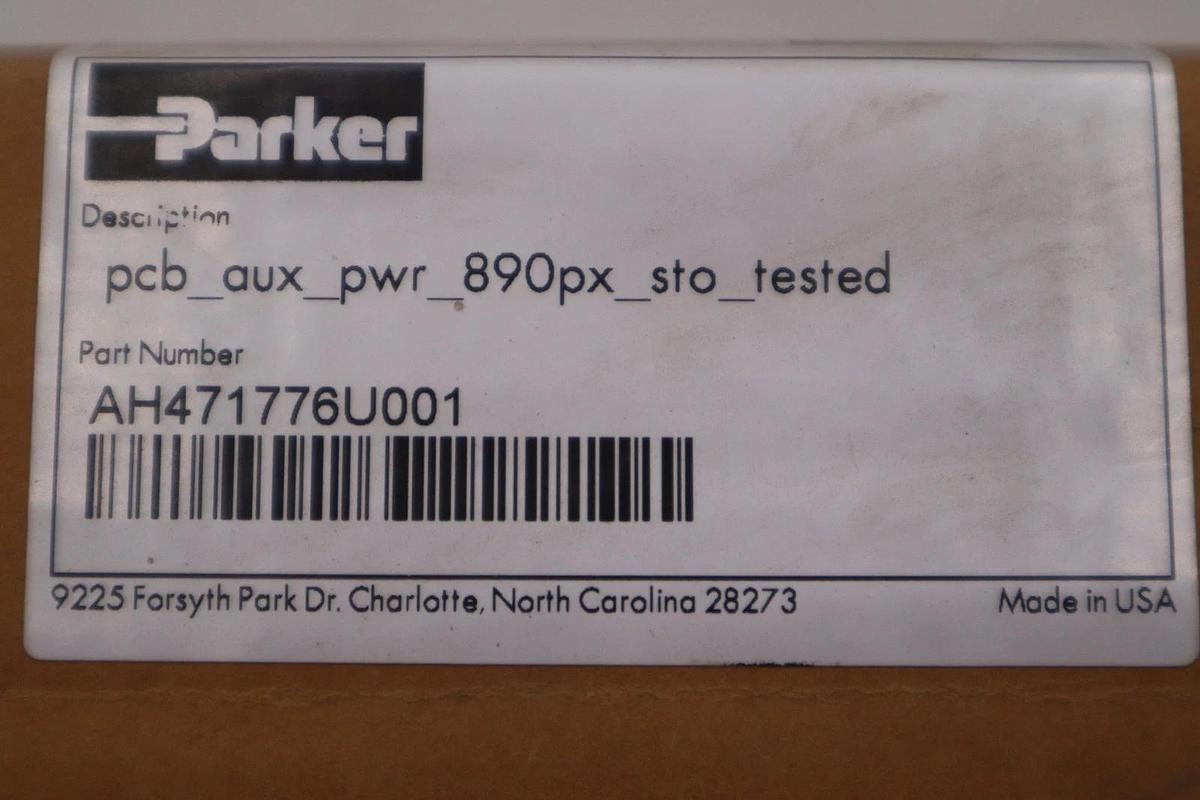 Used Auxiliary Power Board STO – Parker 890 PART NUMBER AH471776U001 NEW IN BOX