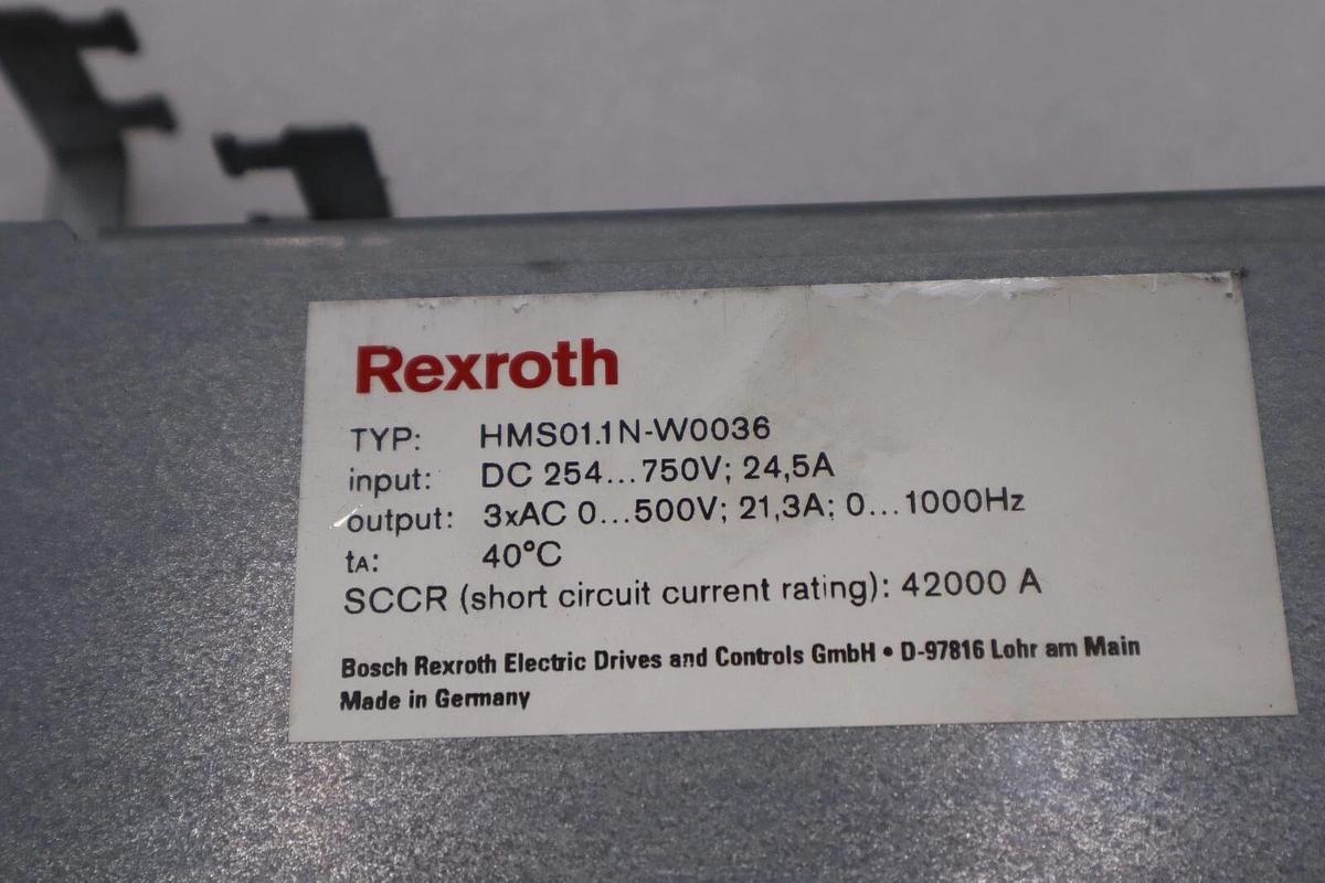 Used Rexroth HMS01.1N-W0036 Indradrive Drive USED UNIT STOCK 4482