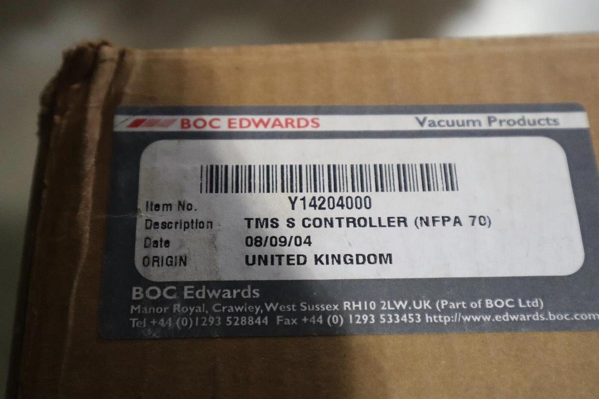 Used NEW BOC EDWARDS Y14204000 TMS TEMPERATURE MEASURING SYSTEM STOCK 1000A