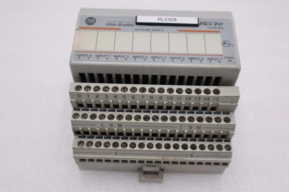Used Allen Bradley 1794-IE8 AB Flex I/O 8-Point Analog Input STOCK H1382A