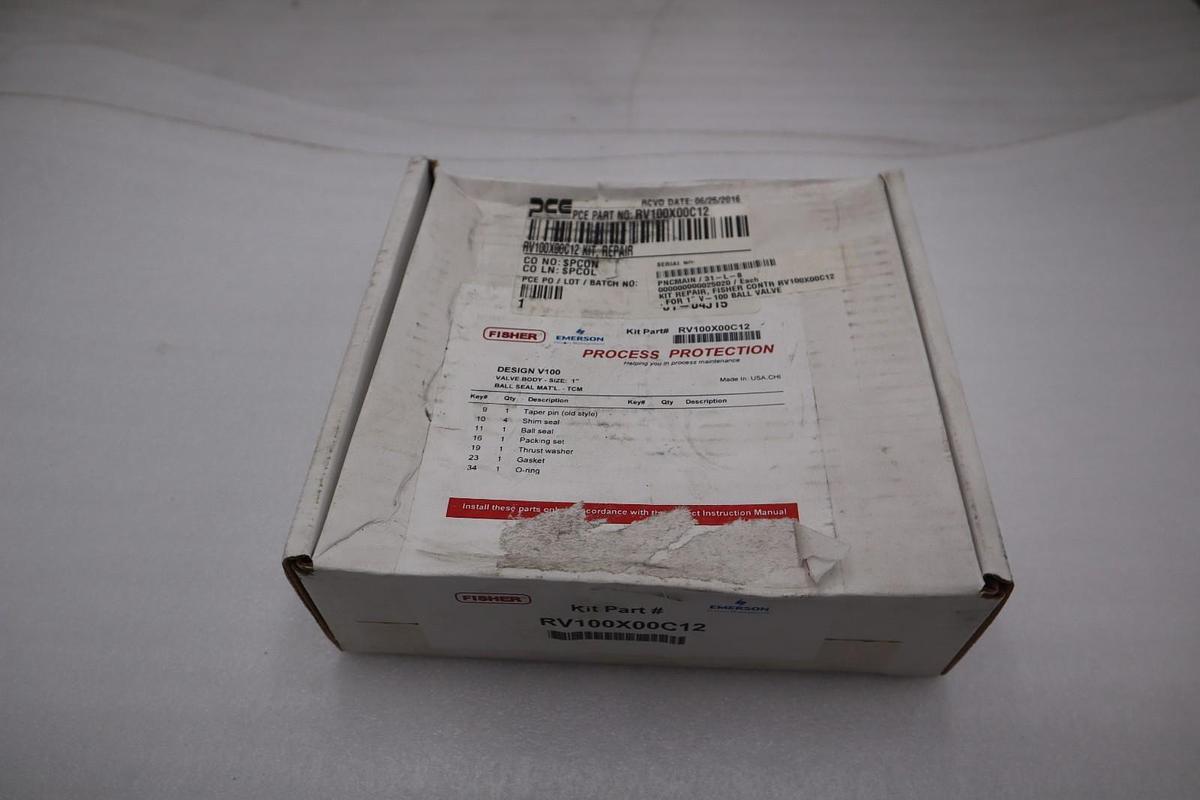 Fisher RV100X00C12 REPAIR KIT, COMP SEAT, 1" V100 - STOCK GF257A