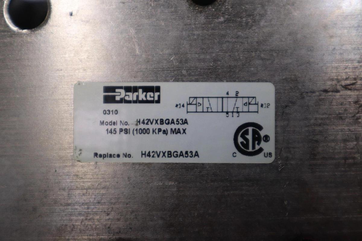 NEW OPEN BOX PARKER H42VXBGA53A 120VAC 145PSI STK GF778